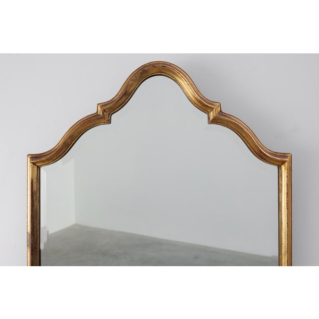 1920s Arched Gilt Mirror with Ogee Top, France, 1920 For Sale - Image 5 of 11
