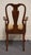 Cresent Furniture Solid Cherry Traditional Queen Anne Style Dining Arm Chair For Sale In Kansas City - Image 6 of 9
