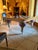 Postmodern Mackenzie-Childs 5' X 5' Train Dining Table With Checkerboard Top & Hand Painted Legs For Sale - Image 3 of 11
