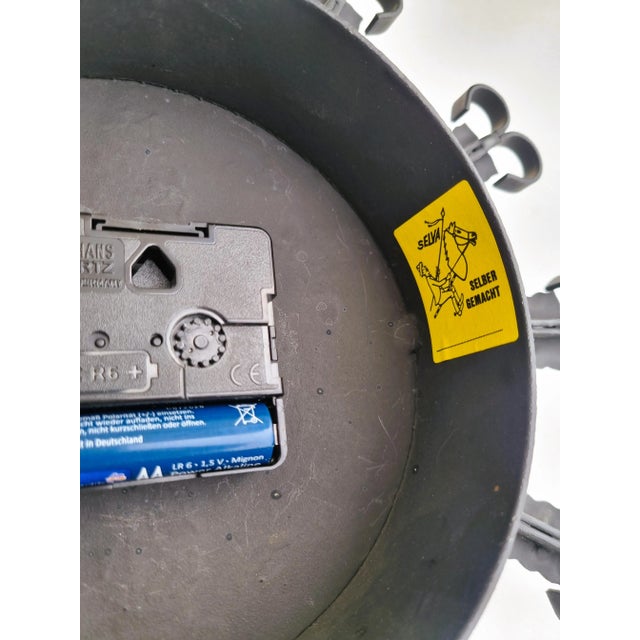 Electric Wall Clock from Selva, Germany, 1960s For Sale - Image 4 of 6