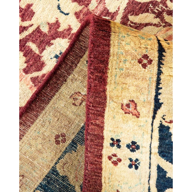Mogul, One-of-a-Kind Hand-Knotted Area Rug in Red, 7' 10" x 10' 2" For Sale In New York - Image 6 of 8