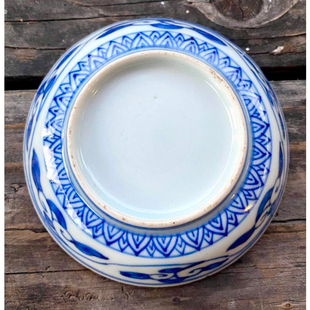 Red Antique Japanese Imari Porcelain Saucer Dish, Phoenix Medallion, Meiji Period Hand-Painted Arita Ware For Sale - Image 8 of 9