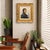 The antique paintings category presents an oil on canvas painting depicting a young woman portrayed from the waist up with...