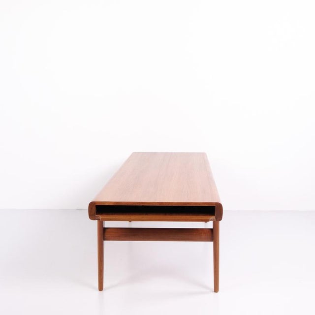 Wood Teak Coffee Table with Built-in Drawers by Johannes Andersen for Uldum Møbelfabrik, 1960s For Sale - Image 7 of 12