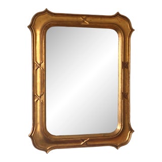 Large Vintage Giltwood Wall Mirror – Napoleon III Style, Belgium, 1970s For Sale