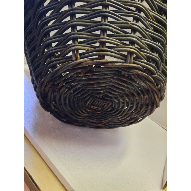 Vintage French Market Basket For Sale - Image 4 of 7