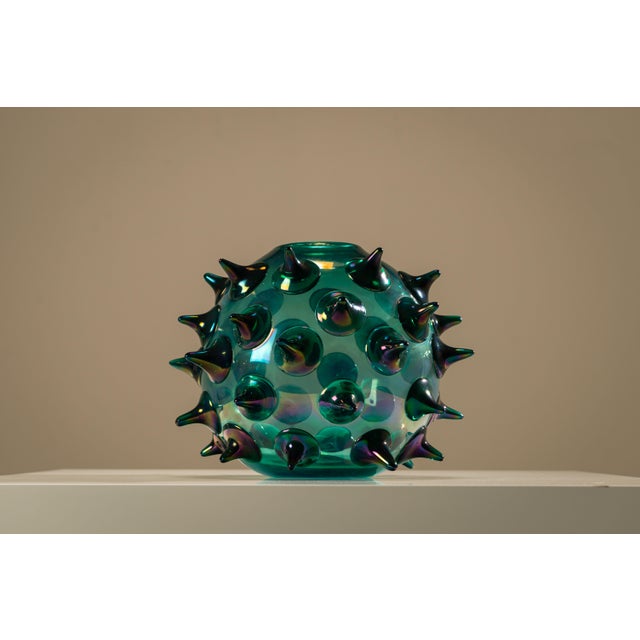 Riccio Vase in Green by Gae Aulenti for Venini, Italy, 2006 For Sale - Image 15 of 15