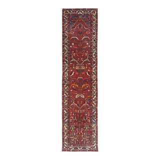 Antique Persian Bakhtiari Rug Runner, 03'03 X 13'02 For Sale
