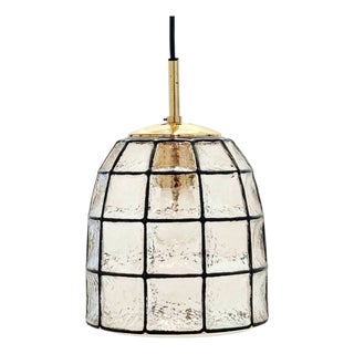 Mid-Century Modern Glass Pendant from Limburg, Germany, 1960s For Sale