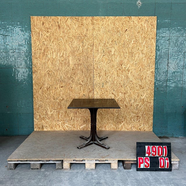 Square Bentwood Café Table, 1980s For Sale - Image 3 of 3