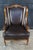 Late 20th Century Thomasville French Louis XV Wingback Bergere Faux Alligator Leather Armchair For Sale - Image 6 of 13