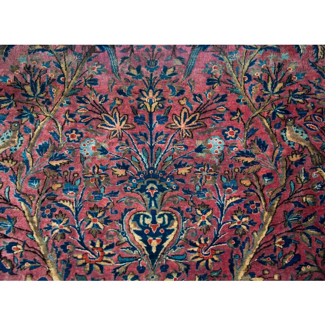 Late 19th Century Persian Double Tree-of-Life Kashan Rug For Sale - Image 13 of 13