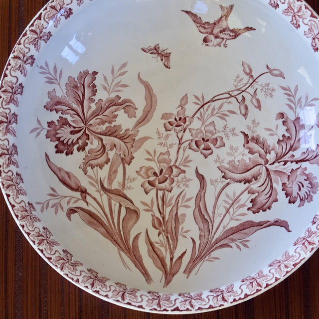 Late 19th Century Antique French Bowl by St Amand, 1885 For Sale - Image 5 of 9