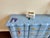 1970s Large Blue Gray Double Dresser – Contemporary Glam Style For Sale - Image 4 of 14