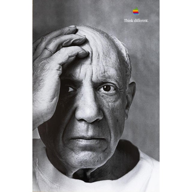 APPLE Think Different Pablo Picasso High-quality digital print On glossy paper, 61 x 91 cm (approx. 24 x 32 inches)...