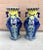 Blue & Yellow Koi Fish Jiaqing Vase-A Pair For Sale In Palm Springs - Image 6 of 12