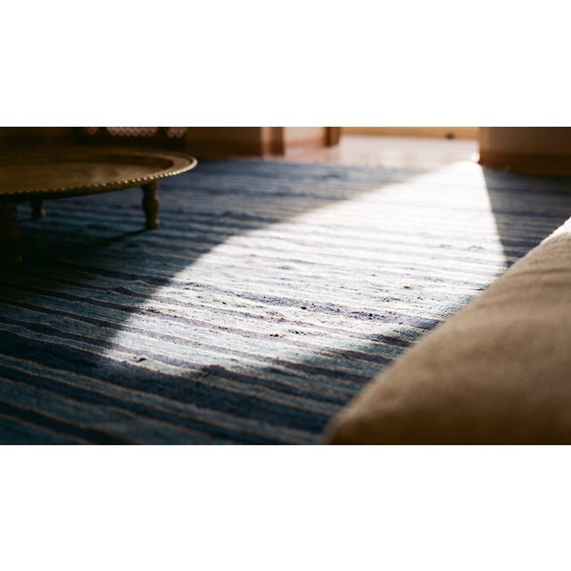 Early 20th Century Indian Cotton Dhurrie Carpet ( 13'9'' x 16'2'' - 420 x 493 ) For Sale - Image 14 of 15