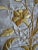 French French Gold Metallic Embroidery of Lilys Flowers Fragment Cica 1890 For Sale - Image 3 of 7