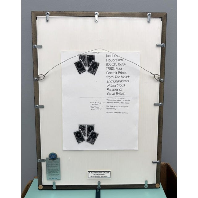 1741 Engraving of Robert Devereux, Earl of Essex by Jacobus Houbraken For Sale - Image 9 of 9