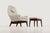 1960s Danish Modern Lounge Chair and Ottoman 1960s For Sale - Image 5 of 12