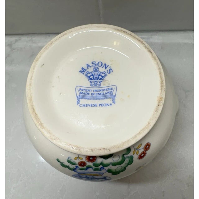 Vintage Mason’s Ironstone 5” Vase with Floral Design & Handles – England Add a touch of English charm to your collection...