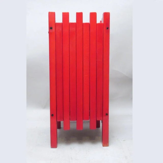 Red Umbrella Stand by Ettore Sottsass for Poltronova , in Very Good conditions. Designed 1960 to 1969 I have official...
