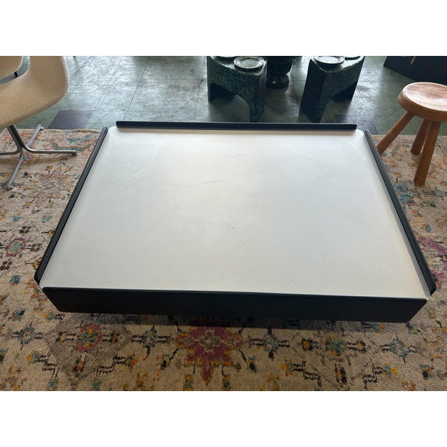 Vico Magistretti Black Coffee Table attributed to Vico Magistretti for Gavina, 1960 For Sale - Image 4 of 7