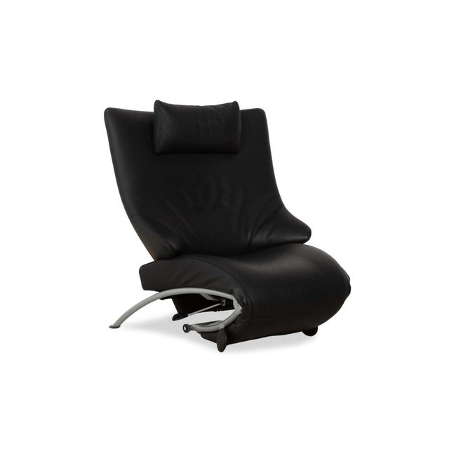 Solo 699 Armchair in Anthracite Leather from WK Wohnen For Sale - Image 11 of 11
