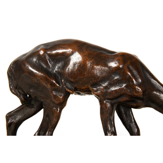 Fine American West Bronze Sculpture “Fawn” by Alexander Phimister Proctor For Sale - Image 10 of 12