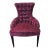Nancy Corzine Tufted Velvet Upholstered Armchair For Sale
