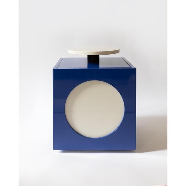 Toy Boy Side Table in Glossy Lacquered MDF by Softhouse For Sale - Image 11 of 14