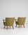 Pair of Mid-Century Modern Upholstered Armchairs, Antique, Denmark, 20th Century For Sale In Greensboro - Image 6 of 13