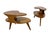 Mid-Century Modern Mid-Century Modern Sculptural Walnut Step Tables - Set of 2 For Sale - Image 3 of 7