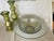 Late 20th Century Large Green Glass Bowl & Candleholders, Spain For Sale - Image 5 of 13