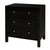 Black Nora 25 in. W Rectangular Wood 3 Drawer Nightstand, Antique Coffee For Sale - Image 8 of 8