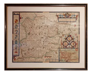 Antique Map of Essex by Overton, 1710