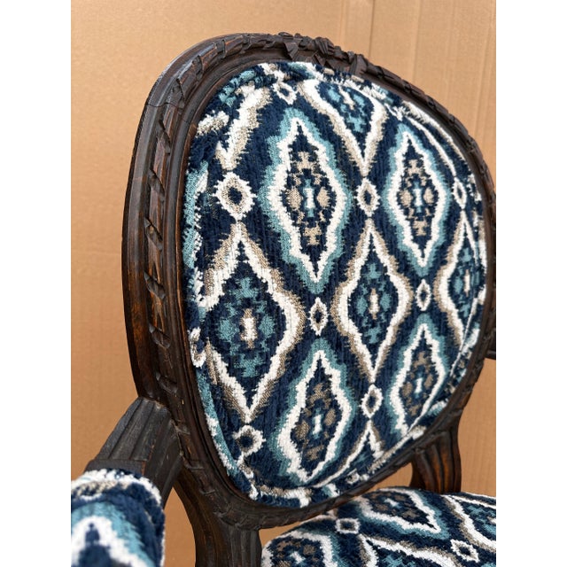 Late 19th Century Newly Upholstered French Chair For Sale - Image 5 of 6