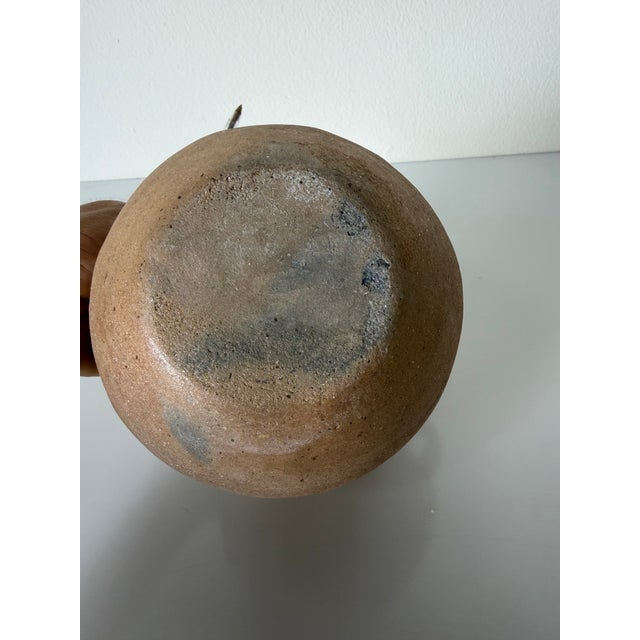 Vintage Primitive Organic Style Art Pottery Vase, Unsigned For Sale - Image 11 of 11