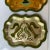Georges Briard Set of 6 Georges Briard Small Trays – Hand Painted and Gilt Highlights For Sale - Image 4 of 10