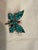 Antique Art Nouveau Brooch in Silver with Turquoise, 1900s For Sale - Image 6 of 6
