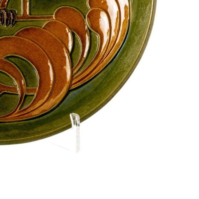 Earthenware Parrot Plate by Manuel Gustavo Bordallo Pinheiro For Sale - Image 5 of 6