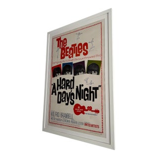 1960s Beatles a Hard Days Night Original Theatrical Poster For Sale