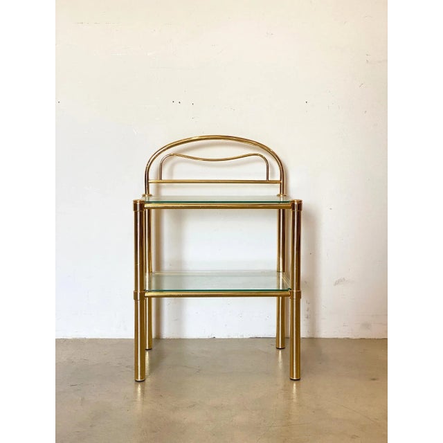 Brass Bedside Tables, 1980s, Set of 2 For Sale - Image 6 of 9