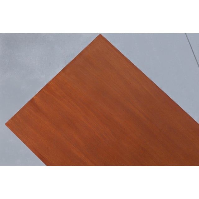 Mid-Century Modern German Teak and Chrome Executive Desk For Sale - Image 14 of 15