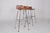Leather Stools by Charlotte Perriand for Les Arcs, 1970s, Set of 3 For Sale - Image 3 of 12