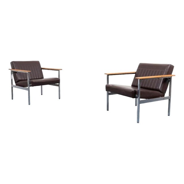 Italian Architectural Armchairs, 1960s, Set of 2 For Sale - Image 12 of 12
