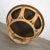Tan Vintage Coastal Style Coffee or End Table Round Rattan Drum Shape With Laminate Top For Sale - Image 8 of 11