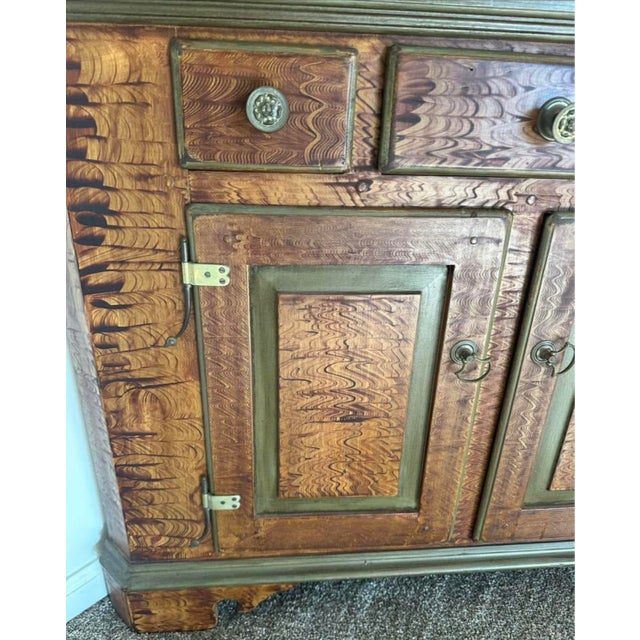 Mid 20th Century Mid 20th Century Colonial Revival Corner Cabinet For Sale - Image 5 of 8