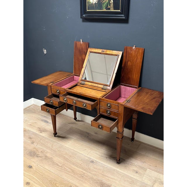 Antique Louis XVI Style Dressing Table For Sale - Image 11 of 15