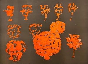 Pietro Consagra, Pietro Consagra Italian Mod Abstract Expressionist Forma Art Informel Lithograph, 1960's-1970's
